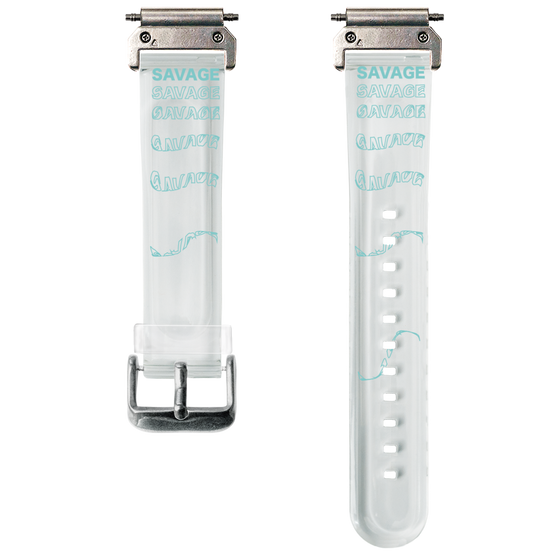 スマートウォッチクリアバンド［ SAVAGE Blue ］