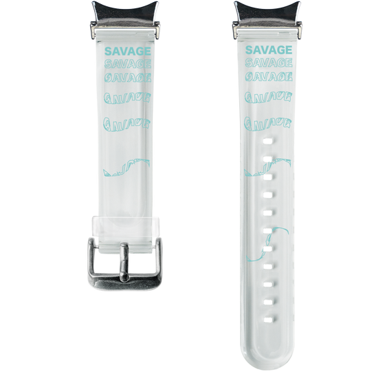 スマートウォッチクリアバンド［ SAVAGE Blue ］