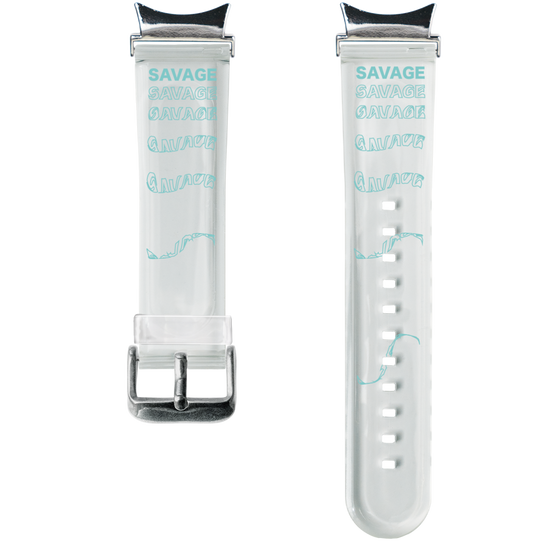 スマートウォッチクリアバンド［ SAVAGE Blue ］