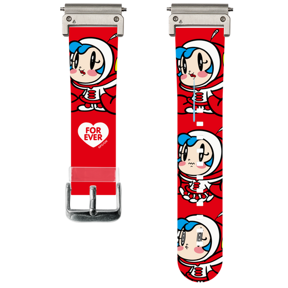 スマートウォッチクリアバンド［ スーパーミルクチャンFOREVER♥ - バンドA ］