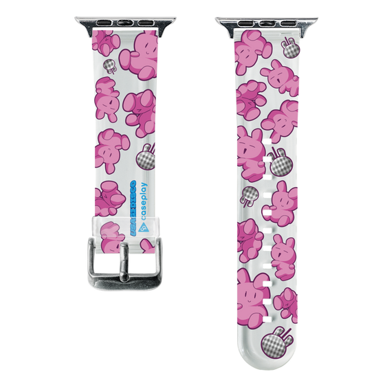 スマートウォッチクリアバンド［ オリジナル - うさぎディスコ ］