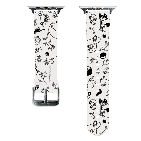 スマートウォッチクリアバンド［ おかべてつろう - おでかけ日和 ］