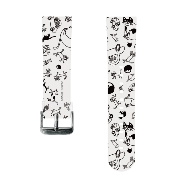 スマートウォッチクリアバンド［ おかべてつろう - おでかけ日和 ］