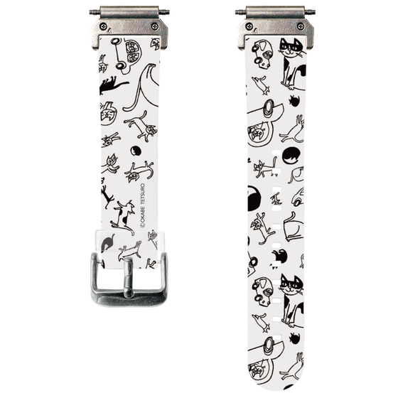 スマートウォッチクリアバンド［ おかべてつろう - おでかけ日和 ］