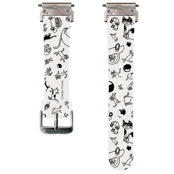 スマートウォッチクリアバンド［ おかべてつろう - おでかけ日和 ］