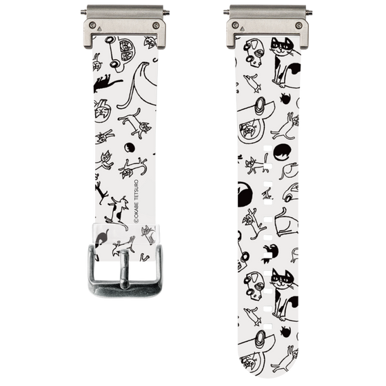 スマートウォッチクリアバンド［ おかべてつろう - おでかけ日和 ］