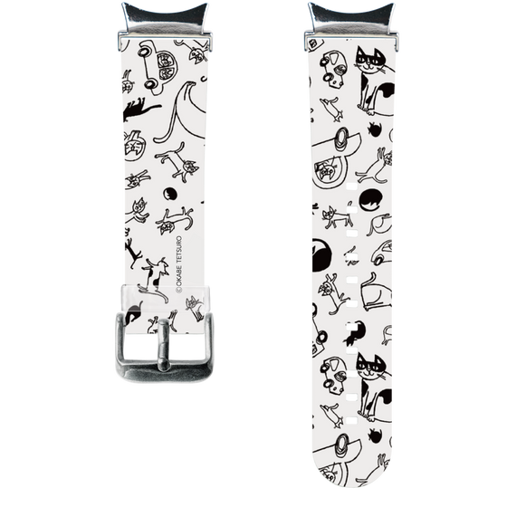 スマートウォッチクリアバンド［ おかべてつろう - おでかけ日和 ］