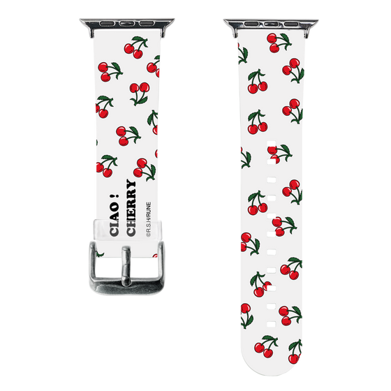スマートウォッチクリアバンド［ 内藤ルネ - Cherry ］