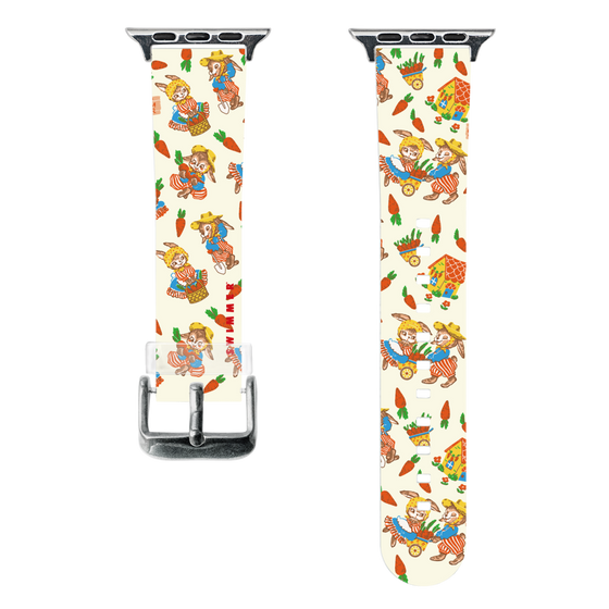 スマートウォッチクリアバンド［ SWIMMER - にんじん畑 ］