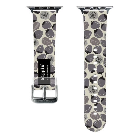 スマートウォッチクリアバンド［ kippis® - Mansikka 苺 ］