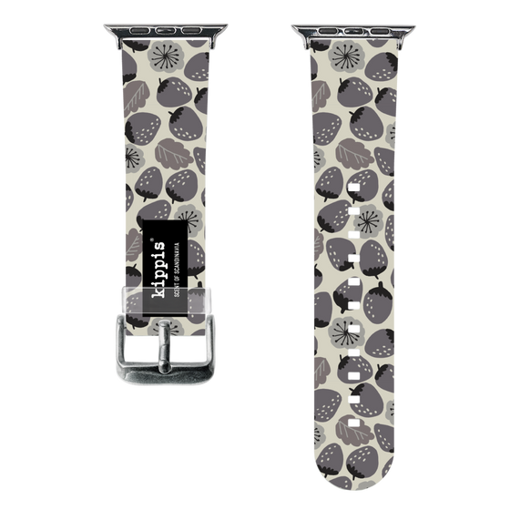 スマートウォッチクリアバンド［ kippis® - Mansikka 苺 ］