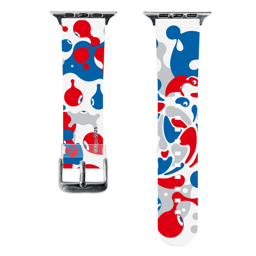 スマートウォッチクリアバンド for Apple Watch Series 10 (42mm)［ Expo2025 大阪・関西万博 - WORLD ］