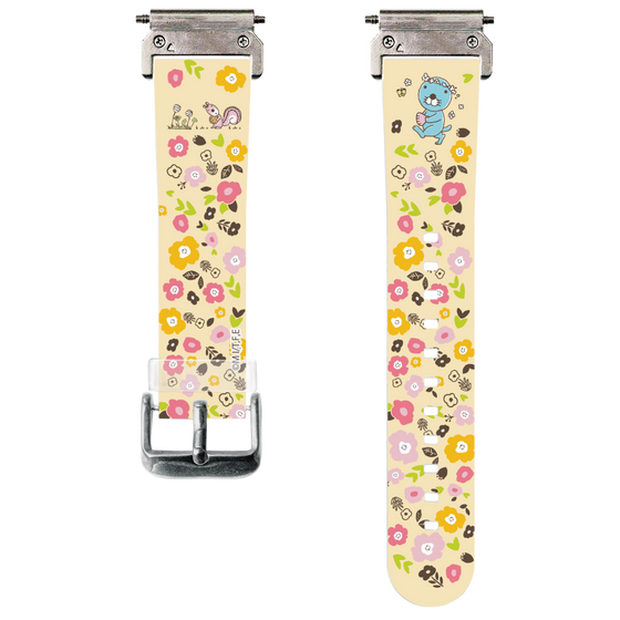 スマートウォッチクリアバンド［ ぼのぼの - お花 ］