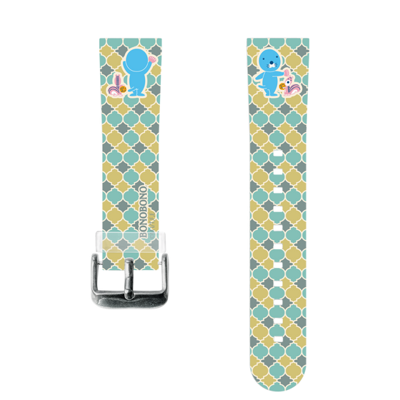 スマートウォッチクリアバンド［ ぼのぼの - タイル ］