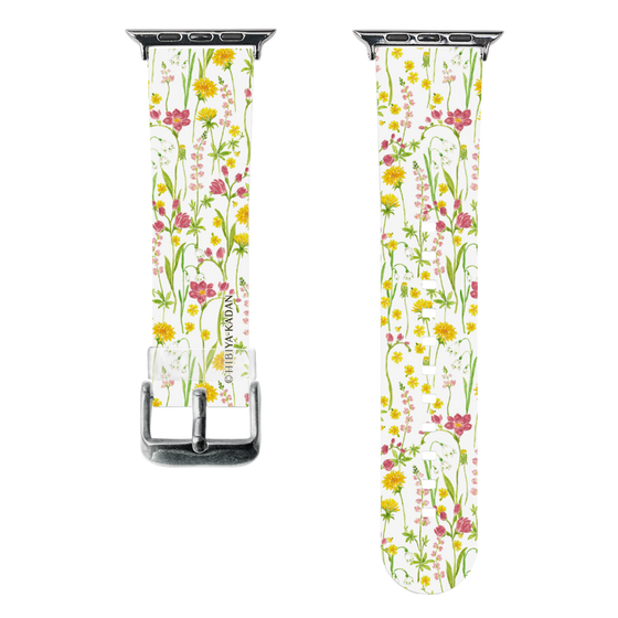 スマートウォッチクリアバンド［ 日比谷花壇 - プリムラ ］