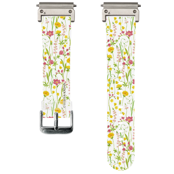 スマートウォッチクリアバンド［ 日比谷花壇 - プリムラ ］