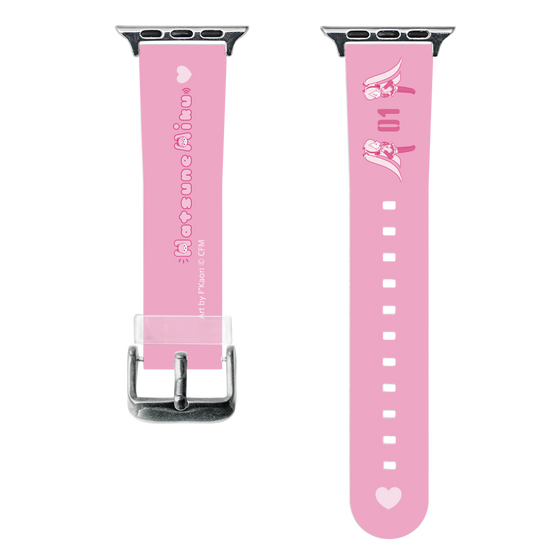 スマートウォッチクリアバンド［ 初音ミク - ハート ］