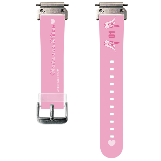 スマートウォッチクリアバンド［ 初音ミク - ハート ］