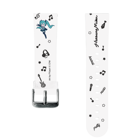 スマートウォッチクリアバンド［ 初音ミク - インストルメント ］