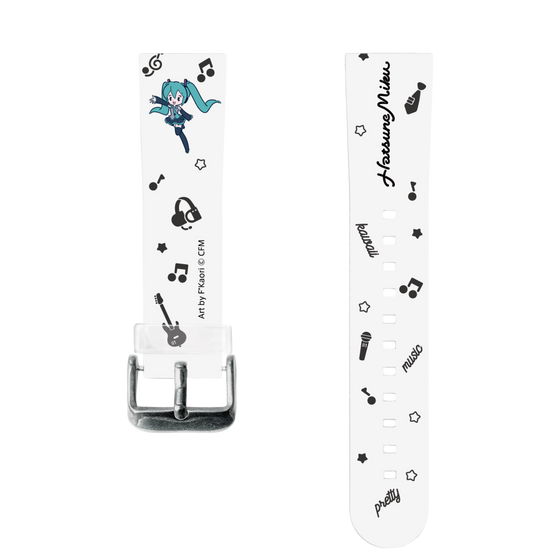 スマートウォッチクリアバンド［ 初音ミク - インストルメント ］