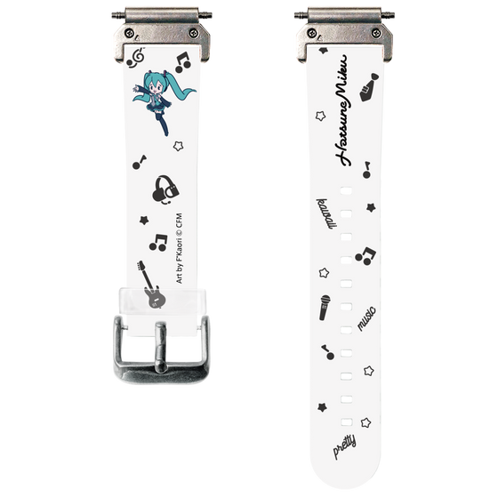 スマートウォッチクリアバンド［ 初音ミク - インストルメント ］