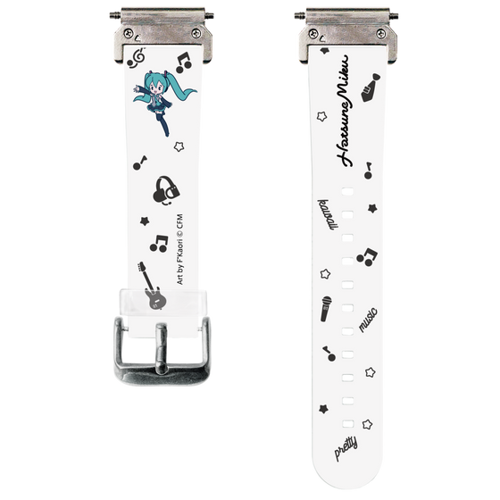 スマートウォッチクリアバンド［ 初音ミク - インストルメント ］