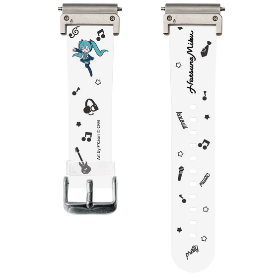 スマートウォッチクリアバンド［ 初音ミク - インストルメント ］