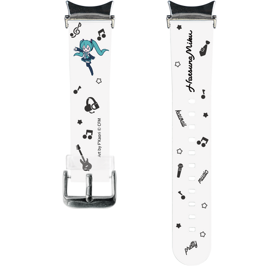 スマートウォッチクリアバンド［ 初音ミク - インストルメント ］