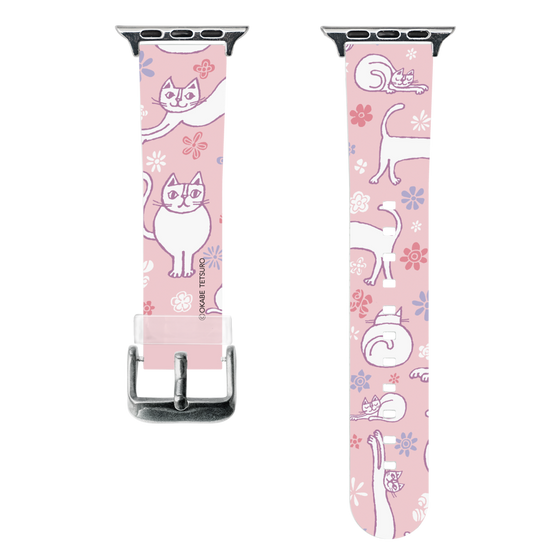 スマートウォッチクリアバンド［ おかべてつろう - こころ咲く日 ］