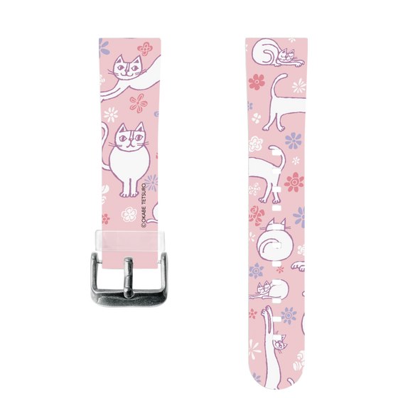 スマートウォッチクリアバンド［ おかべてつろう - こころ咲く日 ］