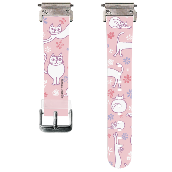 スマートウォッチクリアバンド［ おかべてつろう - こころ咲く日 ］