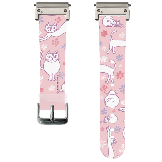 スマートウォッチクリアバンド［ おかべてつろう - こころ咲く日 ］