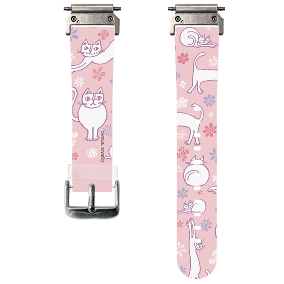 スマートウォッチクリアバンド［ おかべてつろう - こころ咲く日 ］