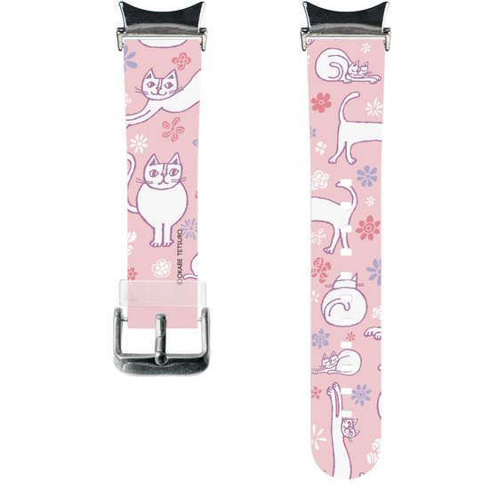 スマートウォッチクリアバンド［ おかべてつろう - こころ咲く日 ］