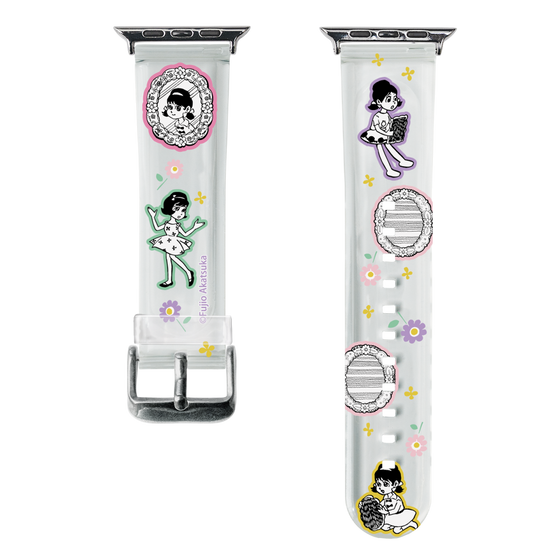 スマートウォッチクリアバンド［ ひみつのアッコちゃん - ステッカー ］