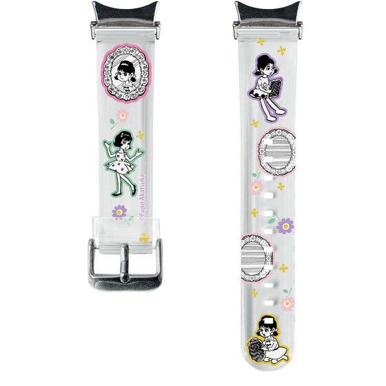 スマートウォッチクリアバンド［ ひみつのアッコちゃん - ステッカー ］