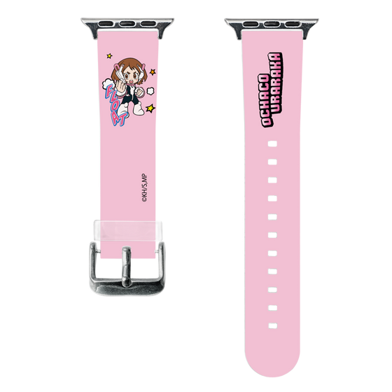 スマートウォッチクリアバンド［ 僕のヒーローアカデミア - ミニキャラ - 麗日 お茶子 ］