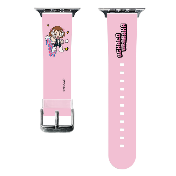 スマートウォッチクリアバンド［ 僕のヒーローアカデミア - ミニキャラ - 麗日 お茶子 ］