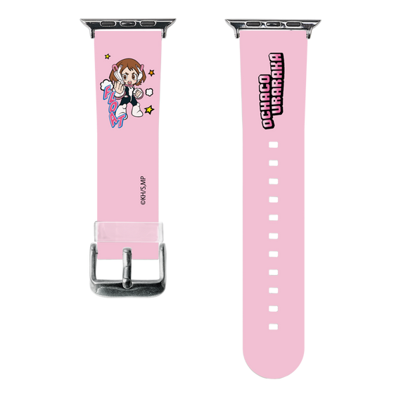 スマートウォッチクリアバンド［ 僕のヒーローアカデミア - ミニキャラ - 麗日 お茶子 ］