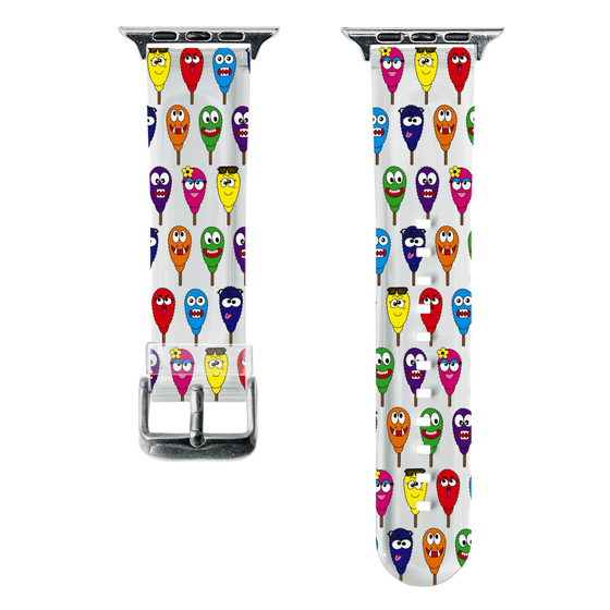 スマートウォッチクリアバンド［ クシニョロ - クシニョロ - カラー ］