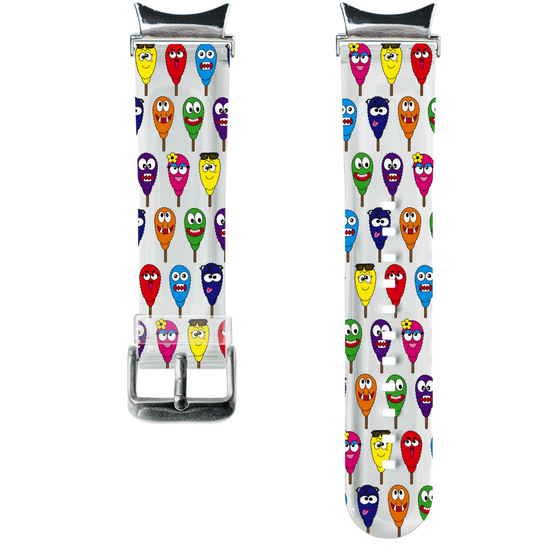 スマートウォッチクリアバンド［ クシニョロ - クシニョロ - カラー ］