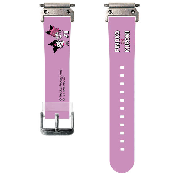 スマートウォッチクリアバンド［ ピノコ×サンリオキャラクターズ - ピノコ×クロミ ］