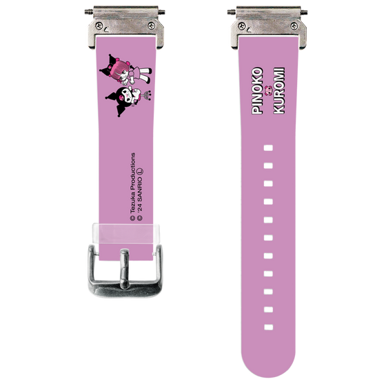 スマートウォッチクリアバンド［ ピノコ×サンリオキャラクターズ - ピノコ×クロミ ］