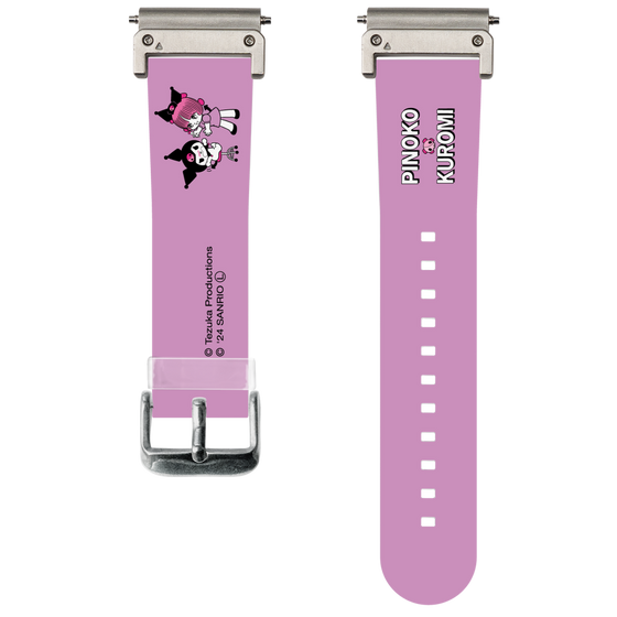 スマートウォッチクリアバンド［ ピノコ×サンリオキャラクターズ - ピノコ×クロミ ］