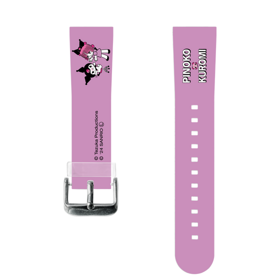スマートウォッチクリアバンド［ ピノコ×サンリオキャラクターズ - ピノコ×クロミ ］