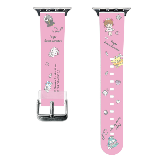 スマートウォッチクリアバンド［ ピノコ×サンリオキャラクターズ - お医者さんごっこ ］
