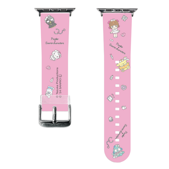 スマートウォッチクリアバンド［ ピノコ×サンリオキャラクターズ - お医者さんごっこ ］