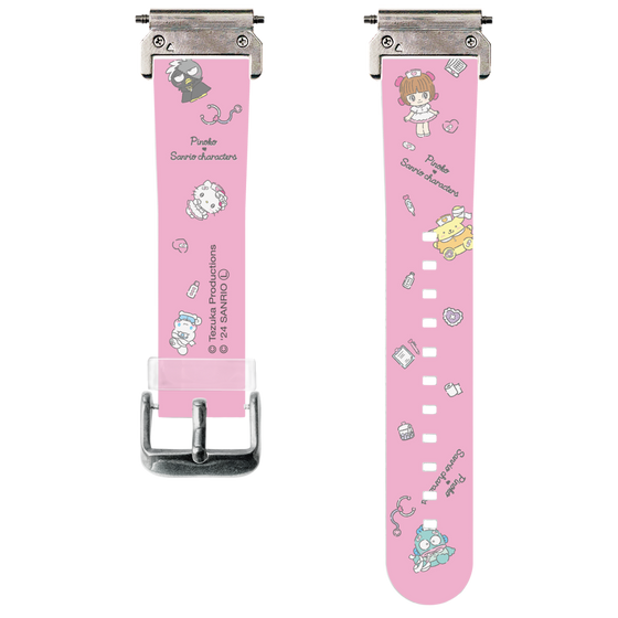スマートウォッチクリアバンド［ ピノコ×サンリオキャラクターズ - お医者さんごっこ ］