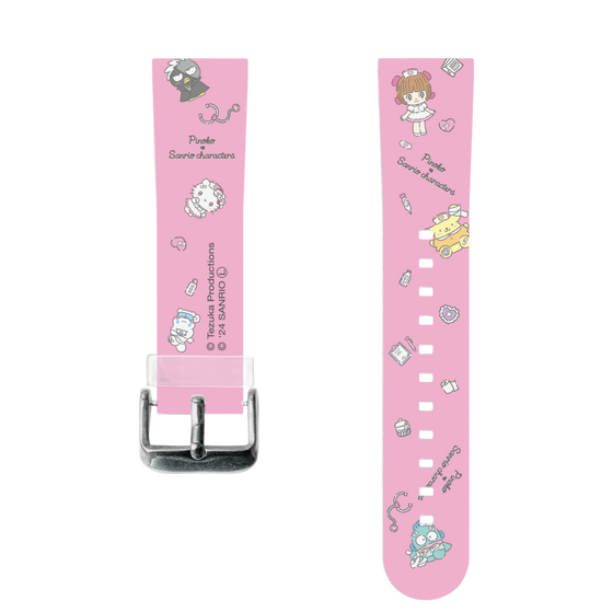 スマートウォッチクリアバンド［ ピノコ×サンリオキャラクターズ - お医者さんごっこ ］