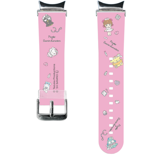 スマートウォッチクリアバンド［ ピノコ×サンリオキャラクターズ - お医者さんごっこ ］